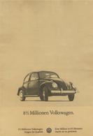 Auto VW Plakat 44 X 31 Cm Mit Raum Für Zudruck I-II - Otros & Sin Clasificación