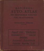 Auto Buch Baschaga Auto Atlas Des Deutsches Reiches Für Kraftfahrer 1925 Mit 131 Karten II - Otros & Sin Clasificación