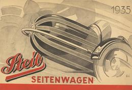 MOTORRAD - STEIB SEITENWAGEN - 16seitiges DINA5 Voll Bebildertes Werbeheft 1935 I-II - Motos