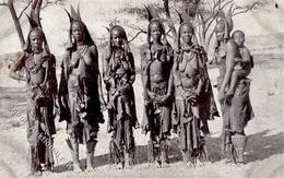 Kolonien Deutsch Südwestafrika Frauen Des Herero Häuptlings Kaweiho I-II (fleckig) Colonies Femmes - Storia