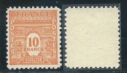 FRANCE: *, N°629, 1ère Ch. Trés Légère, TB - 1944-45 Triumphbogen