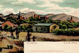 Kolonien Deutsch Südwestafrika Windhuk Künstlerkarte I-II Colonies - Historia