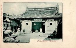 Kolonien Kiautschou Chinesischer Tempel Stpl. Kaisl. Deutsche Marine Schiffspost Nr. 34 15.11.00 I-II Colonies - Historia