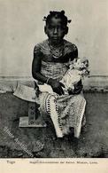 Kolonien Togo Lome Schwarzafrikanisches Mädchen Mit Puppe I-II Colonies - Historia