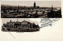 Vorläufer Frankfurt (6000) Bahnhof Circa 1890 I-II - Non Classificati