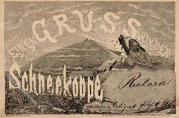 Vorläufer 1886 Schneekoppe Riesengebirge I-II (fleckig) - Ohne Zuordnung