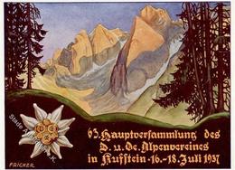 Berg Kufstein (6330) Österreich Hauptversammlung Des D. U. Oe. Alpenvereins I-II - Vertellingen, Fabels & Legenden