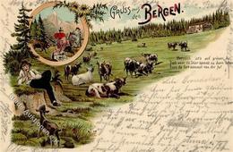 GRUSS AUS Den BERGEN - Dep. 615 Litho  1898 I - Märchen, Sagen & Legenden