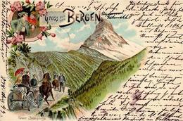 GRUSS AUS Den BERGEN - Künzli 619 Litho 1899 I-II - Märchen, Sagen & Legenden