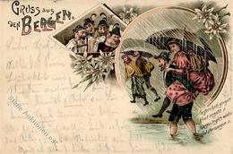 GRUSS AUS Den BERGEN - Nr. 3 - Litho 1897 I-II - Märchen, Sagen & Legenden