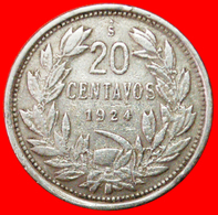 # HAMMER AND SICKLE (1919-1941): CHILE ★ 20  CENTAVOS 1924! LOW START ★ NO RESERVE! - Chili