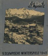 Olympiade Winterspiele 1948 St. Moritz Schweiz Heft 60 Seiten II - Giochi Olimpici