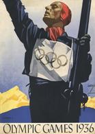 GARMISCH-PARTENKIRCHEN WINTEROLYMPIADE 1936 - Großes Voll Bebildertes Propagandaheft, 32 Seiten In ENGLISCHER SPRACHE! S - Olympische Spiele