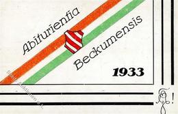 Studentika Beckum (4720) Abiturientia 1933 I-II - Non Classificati