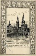 Studentika DRESDEN - Kommers 1909 I Sign. Buchner - Ohne Zuordnung