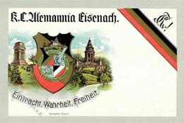 Studentika Eisenach (O5900) K. C. Alemannia I-II - Non Classificati