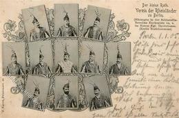 Berlin (1000) Der Kleine Rath Verein Der Rheinläder Zu Berlin Karneval 1905 I-II - Oorlog 1914-18