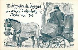 Berlin (1000) VII. Internationaler Kongress Für Gewerblichen Rechtsschutz Mai 1904 Sign. Karbinar I - Guerra 1914-18