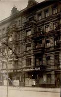 Berlin Friedrichshain (1000) Warschauer Str. 75 U. 76 Konditorei Hedwig Voigt Und Zahnlabor Walter Lietz Foto-Karte I-II - Guerra 1914-18