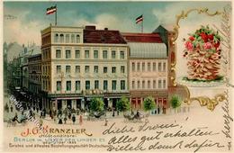 Berlin Mitte (1000) Cafe Kranzler Unter Den Linden 25  1907 I-II (Stauchung) - Guerra 1914-18