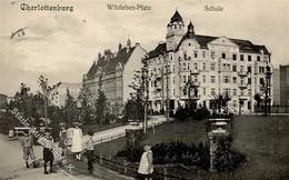 Charlottenburg (1000) Witzlebenplatz Schule  1909 I-II (Ecken Abgestoßen) - Guerra 1914-18