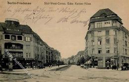 Friedenau (1000) Süd-West-Corso Kaiser-Allee Zigarrenhandlung Jaekel Litfaßsäule I-II - Weltkrieg 1914-18