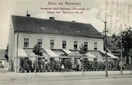 Mariendorf (1000) Gasthaus A. Dahlmann Chausseestraße 56 1909 I-II - Guerra 1914-18