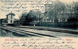 Schlachtensee (1000) Bahnhof 1905 I-II - Guerra 1914-18