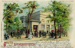 Spandau (1000) Gasthaus Spandauer Bock Halt Gegens Licht 1900 I- - Guerra 1914-18