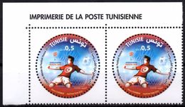 TUNISIA TUNISIE TUNESIEN TUNEZ 2018 - 2v- FIFA Football World Cup Russia 2018 Fußball Futbol Futebol Calcio Soccer Sport - 2018 – Russie
