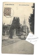 VILLERS-LE-PEUPLIER   Entrée Du Château Ponçin 1920 Vers Etterbeek - Hannuit