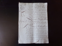 Acte Notarié Du 27 Septembre 1832 à Savenay  ( Loire Atlantique )minutes Du Greffe Concernant Le Partage De Biens - Unclassified