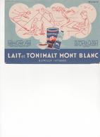 Buvard Lait Et Tonimalt MONT-BLANC - Produits Laitiers