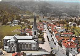 88-SAULXURES-SUR-MOSELOTTE- L'EGLISE ET LA GRANDE RUE VUE AERIENNE - Saulxures Sur Moselotte