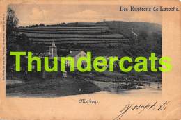 CPA LES ENVIRONS DE LAROCHE LA ROCHE MABOGE  ( PLI D'ANGLE ) - La-Roche-en-Ardenne