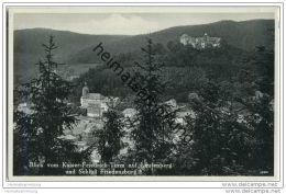 Blick Vom Kaiser-Friedrich-Turm Auf Leutenberg Und Schloss Friedensburg - Leutenberg