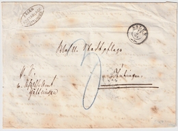 1869, Postablage Von Aalen ,  #a941 - Briefe U. Dokumente
