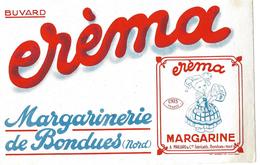 Buvard - MARGARINE EREMA - Margarinerie De BONDUES, Nord  - A. MAILLARD & Cie Fabricants - Produits Laitiers