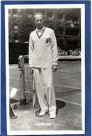 CPA Tennis Joueur Carte Photo Rppc Non Circulé BOROTRA - Tennis