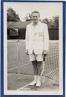 CPA Tennis Joueur Carte Photo Rppc Non Circulé DROBNY - Tennis