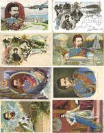 Adel Bayern LUDWIG II Und Seine Schlösser Sammlung In 5 Alben Mit über 430 Ansichtskarten I-II - Familias Reales