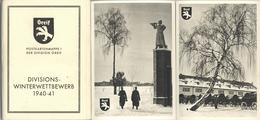 WK II Division Greif Winterwettbewerb Postkartenmappe Mit 20 Ansichtskarten I-II - Guerra 1939-45