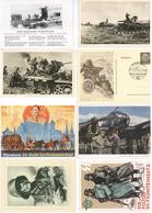 WK II Propaganda SS Judaika Etc. Partie Mit über 200 Ansichtskarten Mit Besseren Karten Dabei Auch Vignetten Und Sammelb - Weltkrieg 1939-45