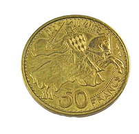 50 Francs - Monaco - 1950 - TB + - - 1949-1956 Franchi Antichi