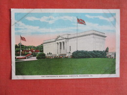 Confederate Memorial Institute   Virginia > Richmond   Ref 3050 - Richmond