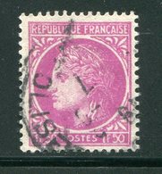 FRANCE- Y&T N°679- Oblitéré - 1945-47 Cérès De Mazelin