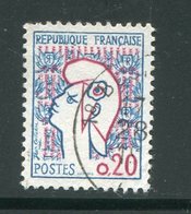 FRANCE- Y&T N°1282- Oblitéré - 1961 Maríanne De Cocteau