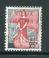 FRANCE- Y&T N°1216- Oblitéré - 1959-1960 Maríanne à La Nef