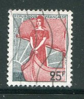 FRANCE- Y&T N°1216- Oblitéré - 1959-1960 Marianne In Een Sloep