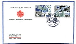 Delcampe - FDC Monaco N° 1768/69 - Europa 1991 - FDC
